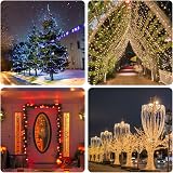 Vaktop Gutter Hooks for Outdoor Lights 120PCS Mini S Clips for Xmas Party view 7