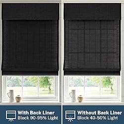 Pasoun Cordless Roman Shades for Windows, Window