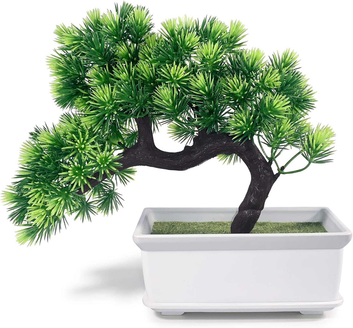 Artificial Plants Fake Bonsai Tree Juniper for Home Living Room Decor