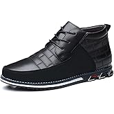 COSIDRAM Mens Casual Shoes Fashion Sneakers Dress Shoes for Men Walking Shoes Business Office Comfort Loafers