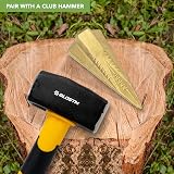 BLOSTM Manual Log Splitter Wedge 1.8 kg Heavy Duty Forged Steel view 7
