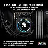 Corsair Vengeance DDR5 RAM 32GB 6000MHz CL36 AMD EXPO Intel XMP Grey view 4