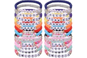 Fuyamp 24PCS Friendship Bracelet Lover Cruel Summer Eras Friendship Bracelets Jewelry for the Eras Music Friendship Bracelets