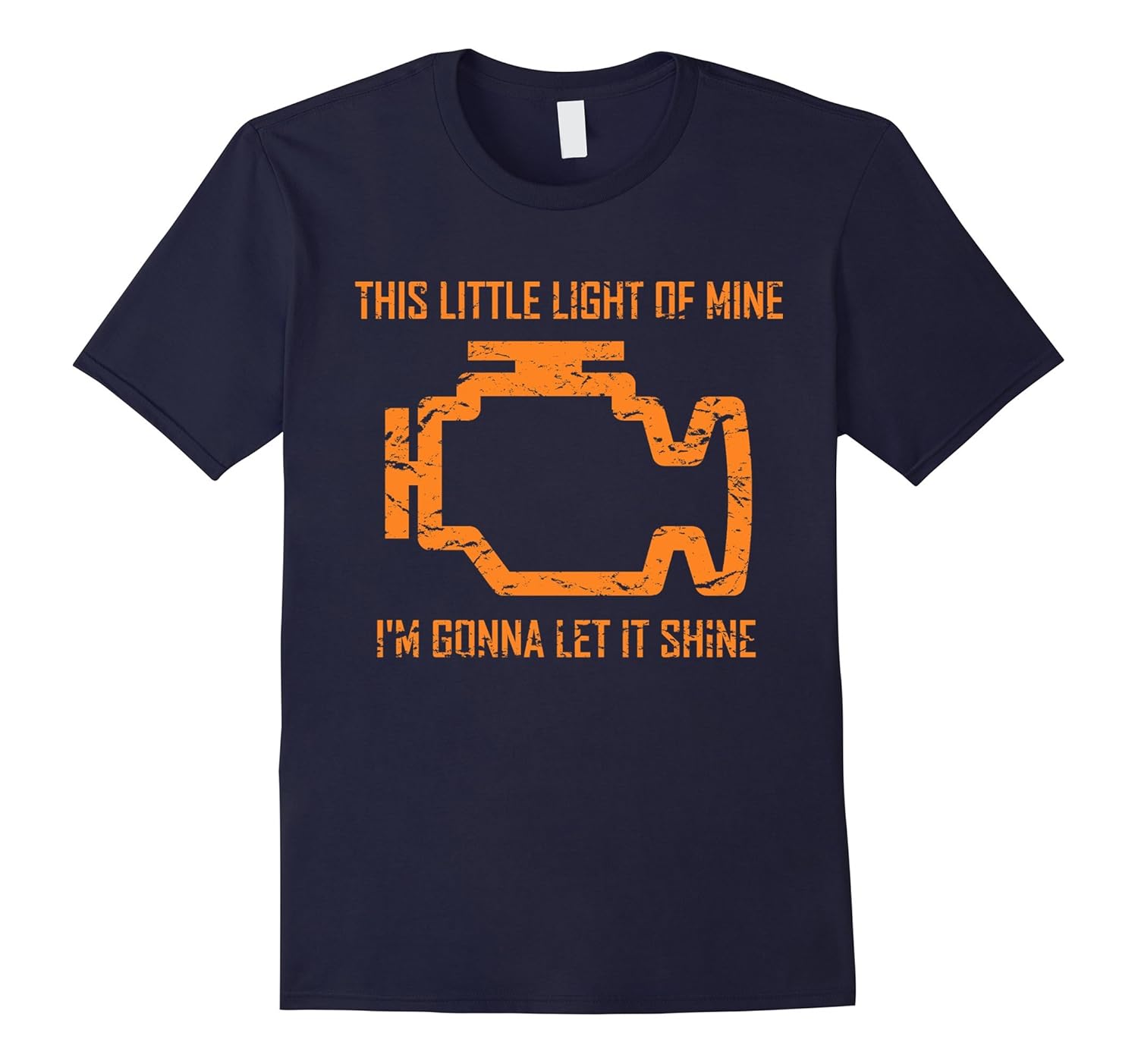 This Little Light Of Mine - Check Engine Light T Shirt-ANZ