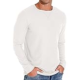 Sailwind Mens Waffle T-Shirt Long Sleeve Lightweight Casual Pullover Tees