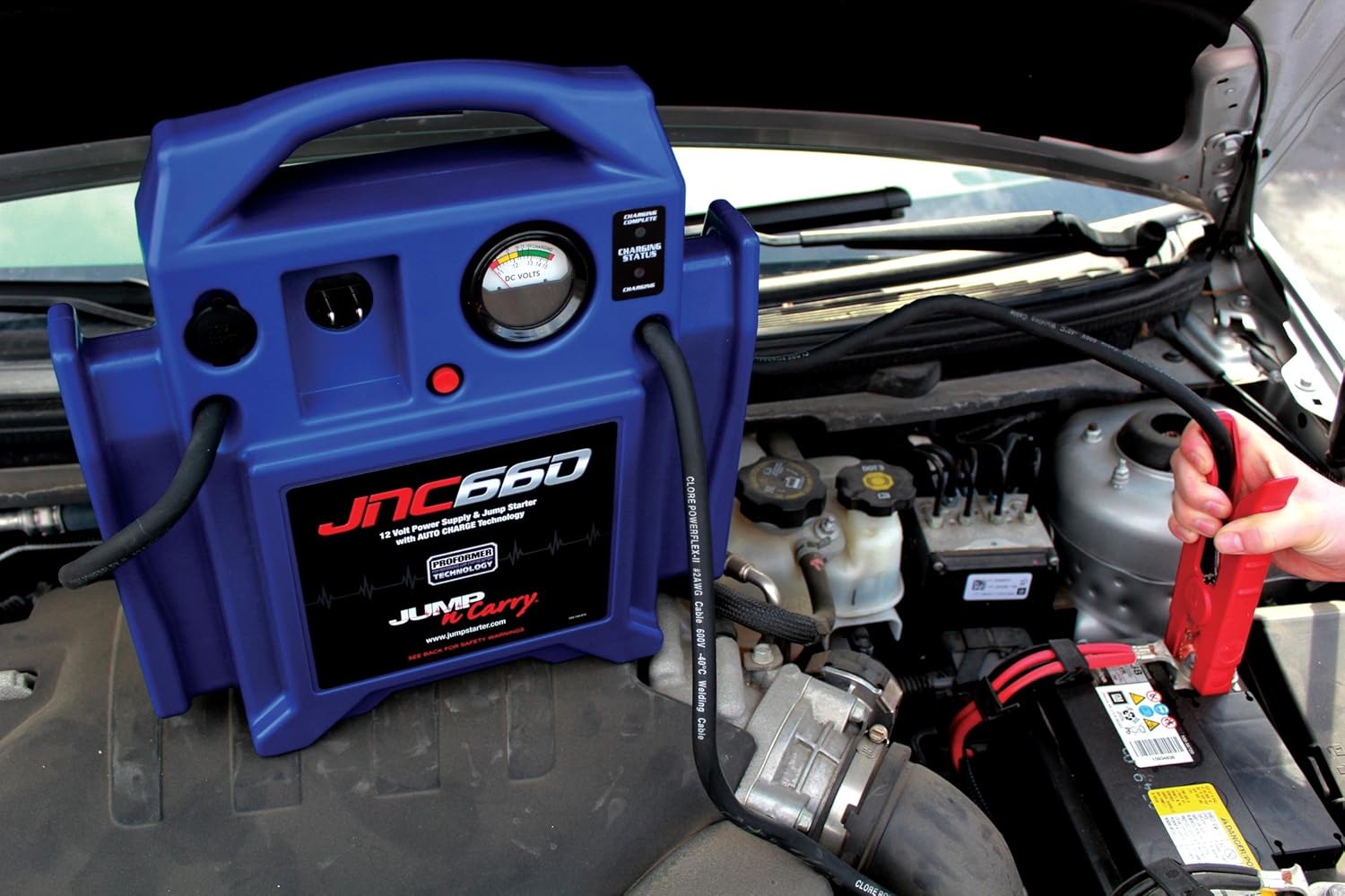 Clore Automotive Jump-N-Carry JNC660 1700 Peak Amp 12 Volt Jump Starter: Automotive
