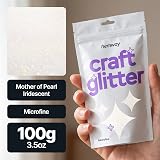 Hemway Mother of Pearl Iridescent Glitter 100g Microfine Craft Resin Cosmetic view 2