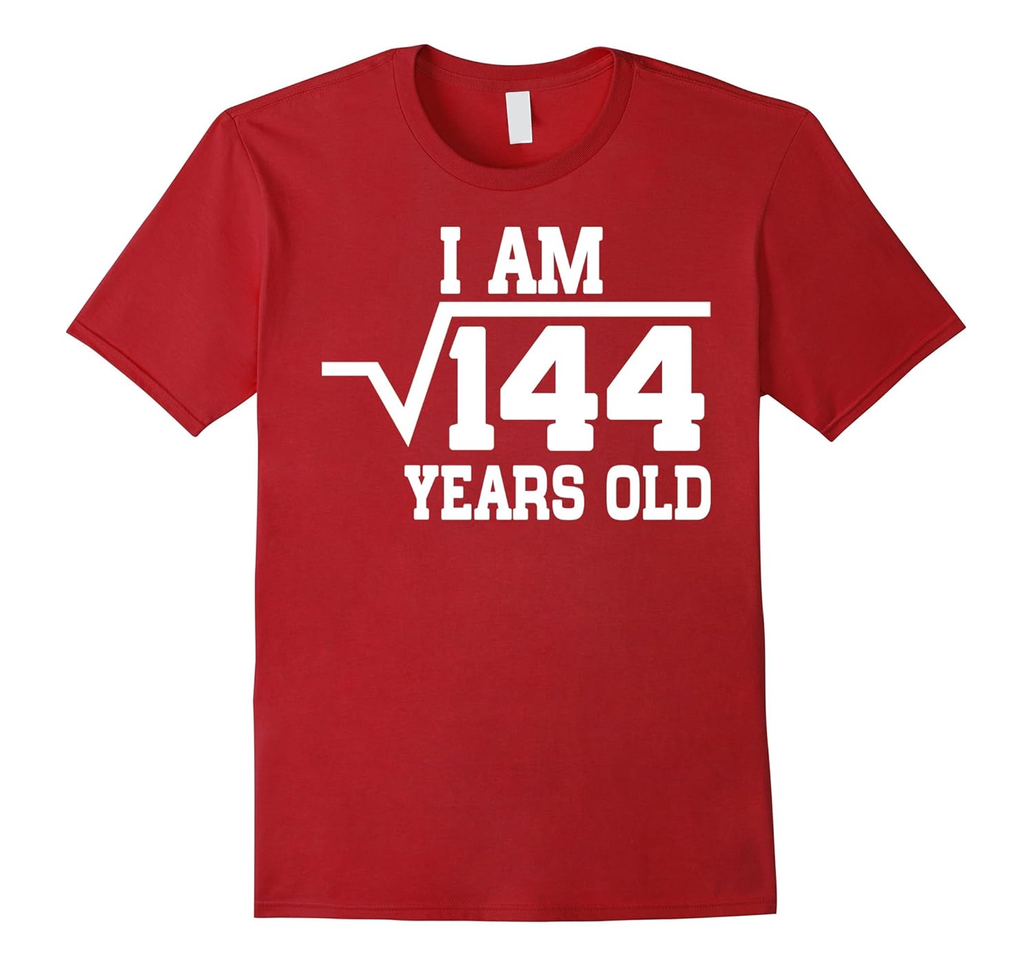 Square Root of 144 Shirt Best Gifts For 12 Year Old Boy,GirlTShirt