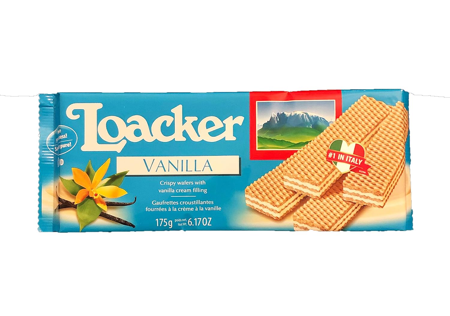 Loacker wafer vanilla 6.17oz (076580007241)