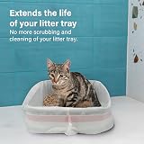 Vivo Technologies 20x Extra Large Cat Litter Tray Liners 97x43cm 2 Mil view 2