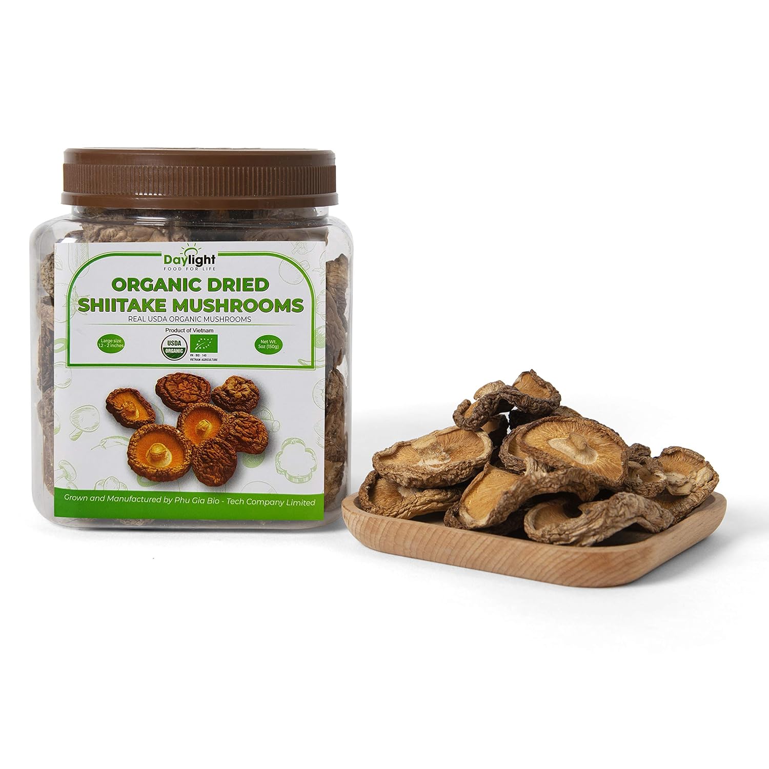 Organic Shiitake Mushrooms Dried Shitake Mushroom Large Size (4 5