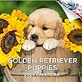 2024 2025 Golden Retriever Pups Calendar - Dog Breed Monthly Wall Calendar - 12 x 24 Open - Thick No-Bleed Paper - Giftable - Academic Teacher's Planner Calendar Organizing & Planning - Made in USA