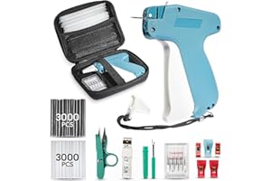 VERSINAKE Mini Stitch Gun for Clothes with Hard Case, All-in-One Stitchy Stitch Gun Kit for Hemming, Quilting & Quick Clothin