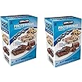 Kirkland Signature Variety Protein Bars 20 count, 21G Of Protein, 4G Of Carbs and 1G Of Sugar, Chocolate Brownie and Chocolate Chip Cookie Dough, 2 Boxes