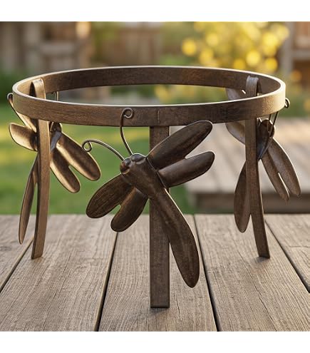 Amazon.com: Topadorn Gazing Ball Stand Garden Hardware Steel Metal