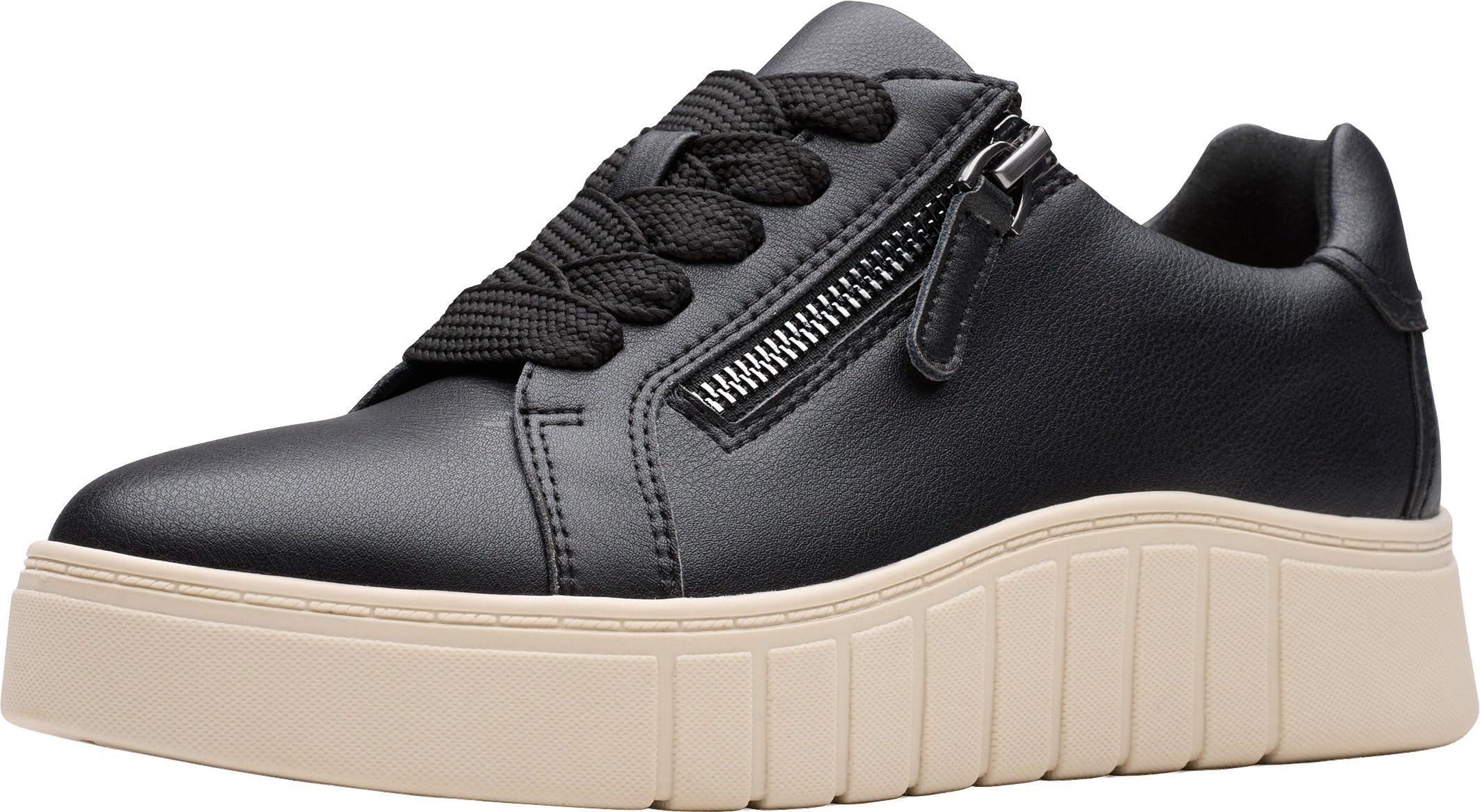 Clarks Women’s Mykah Joy Black Leather Medium 6