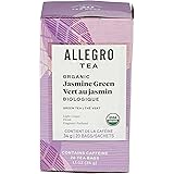 Allegro Tea, Organic Jasmine Green Tea Bags, 20 ct