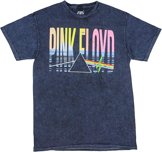 Amazon Pink Floyd メンズ サンセットデザイン 繊細な絞り染めtシャツ Us サイズ Large カラー ブルー Tシャツ カットソー 通販