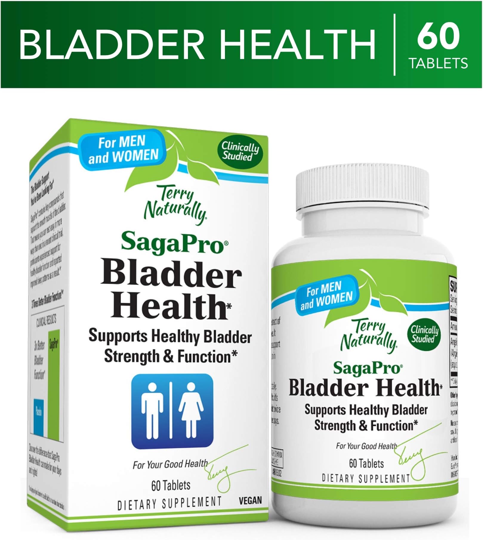 Terry Naturally SagaPro® Bladder Health - 60 Tablets