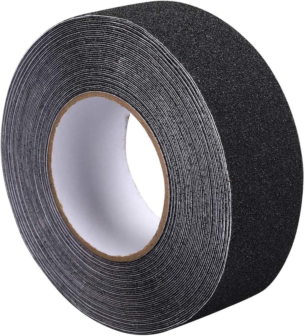 ONTWIE 33ft X 2inch Anti Slip Safety Tape, Black Non Slip Tape High Traction, Best Grip, Friction