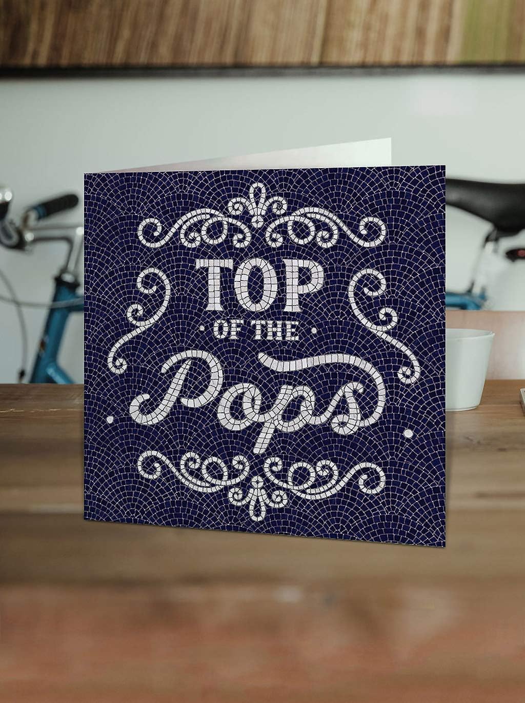 Brainbox Candy 'Top Of The Pops' - Perfect Dad Card To Go With A Present, blue|grey - Image 3