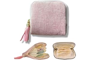 ZEELOOROO Small Travel Jewelry Case, Soft Velvet Organizer Pouch for Bangle, Bracelets, Large Earrings, Beaded necklace, Anti-Scratch & Portable Jewelry Bag Holder for Travel & Everyday Use (Rose Blush)