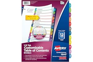 Ready Index Customizable Table of Contents Divider