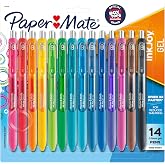 Paper Mate InkJoy Gel Pens, Fine Point (0.5mm), Assorted Colors, 14 Count - Back to School, Teacher Supplies, Writing, Journaling