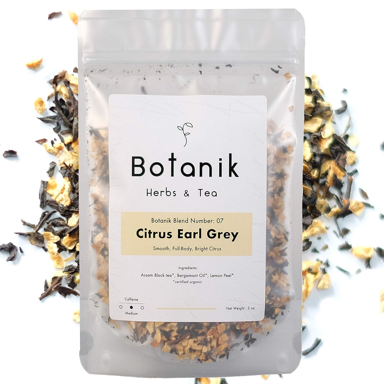 Loose Leaf Black Tea Citrus Earl Grey Blend 07