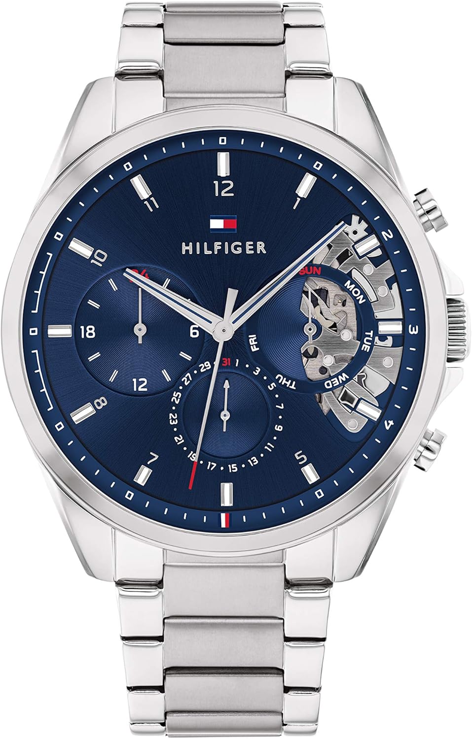 Tommy Hilfiger Men's Analog Quartz Watch with Stainless Steel Strap