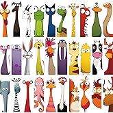 Funny Book Marks for Kids,Christmas Bookmarks,30Pack Book Marks for Reading Kids,Books Lovers,Students,Creative Cartoon Page Holders,Special Kid Bookmarks for Christmas/Easter/Birthday/School Rewards.