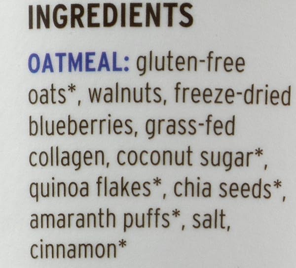PURELY ELIZABETH, OATS BLUEBERRY WALNUT COLLAGEN PROTEIN, 2 OUNCE