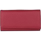 Julia Buxton Bianca Wallet Red