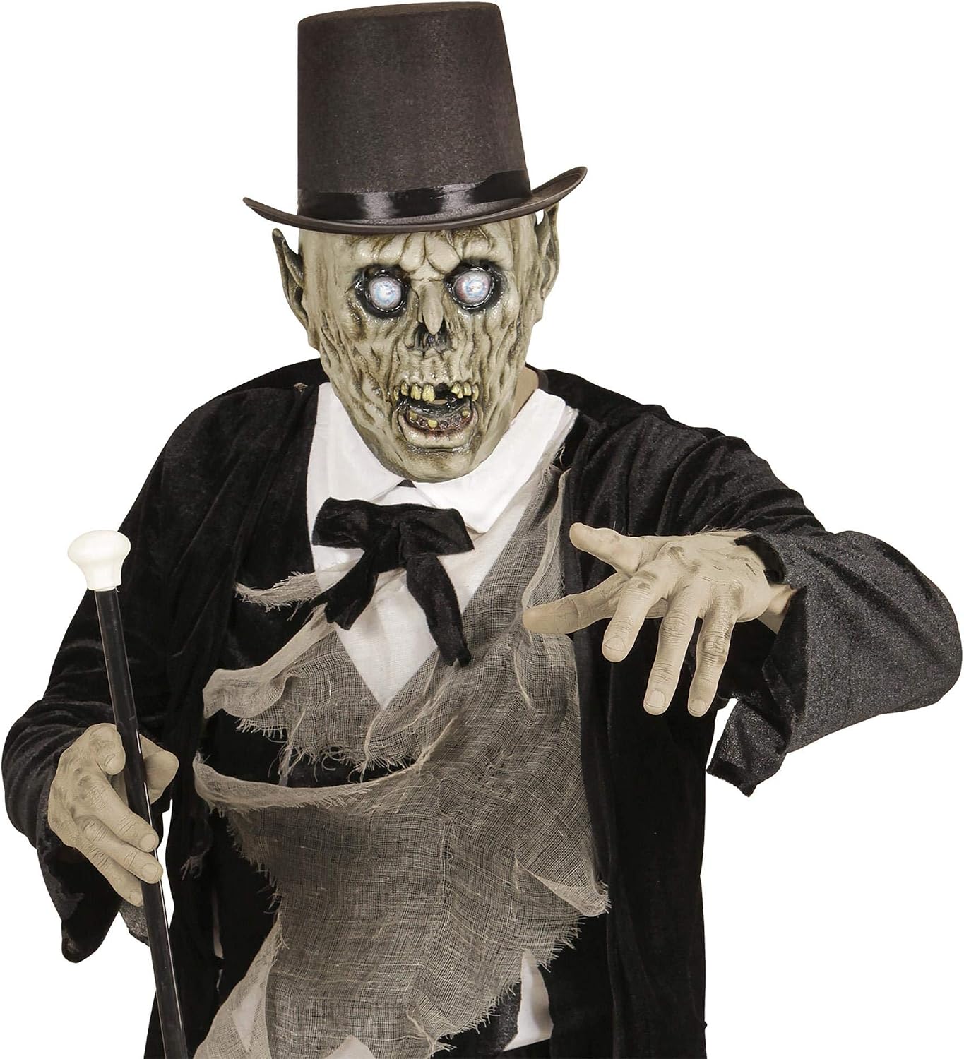Widmann vd-wdm96574 Mask Full Head Zombie Groom, One Size, Green - Image 3
