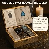 Anima Premium Protection Healing Crystals Set Large Obsidian Tourmaline view 4