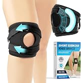 BraceAbility Patella Knee Brace for Women and Men - Patella Stabilizer Brace for Kneecap Dislocation, Patellofemoral Pain, Runners Knee, Tendonitis, MCL LCL Arthritis, Patellar Tendon, ACL Support (M)