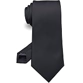 RBOCOTT Solid Color Tie Formal Necktie for Men