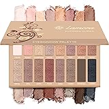 Best Pro Eyeshadow Palette Makeup - Matte Shimmer 16 Colors - Highly Pigmented - Professional Nudes Warm Natural Bronze Neutr
