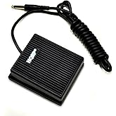 HQRP Sustain Pedal compatible with Yamaha YPG-235 / YPG-535 / YPT-230 / YPT-330 / PSR-E243 / YPT-240 Keyboards