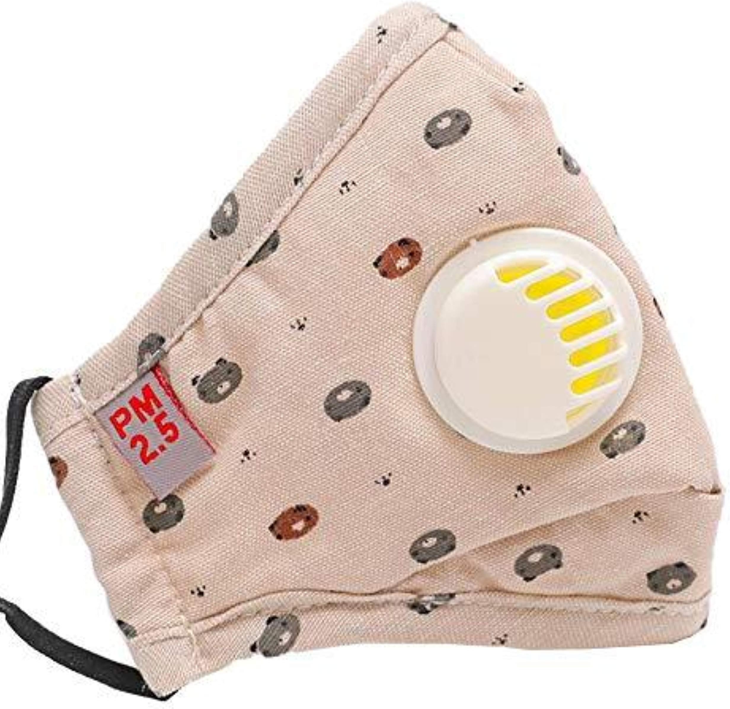 iSweven Anti Pollution Cotton Mask for Non Woven Dustproof Filter Windproof Face Mask PM2.5 (2017B-Filter 4)