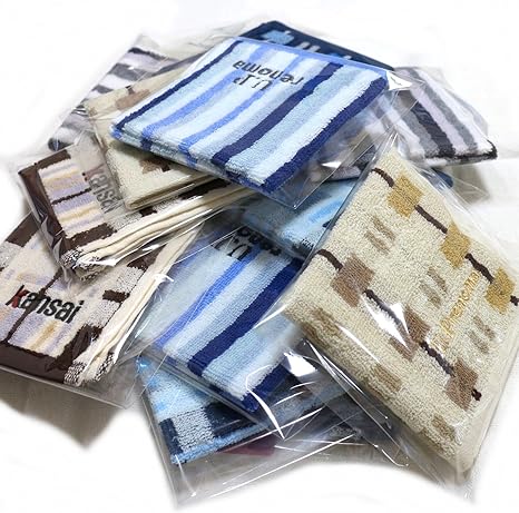 Amazon ブランド ハンカチ 12枚セット メンズ ギフト用 ラッピング済み 粗品 景品 バレンタイン 男性向けブランドハンカチ ハンドタオル ホーム キッチン オンライン通販