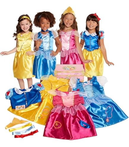 melissa and doug princess dress up costume Melissa & Doug Princess Role Play Costume Set (3pc)- Pink Gown, Tiara, Wand: Toddler Dress for Fairytale Play : Target