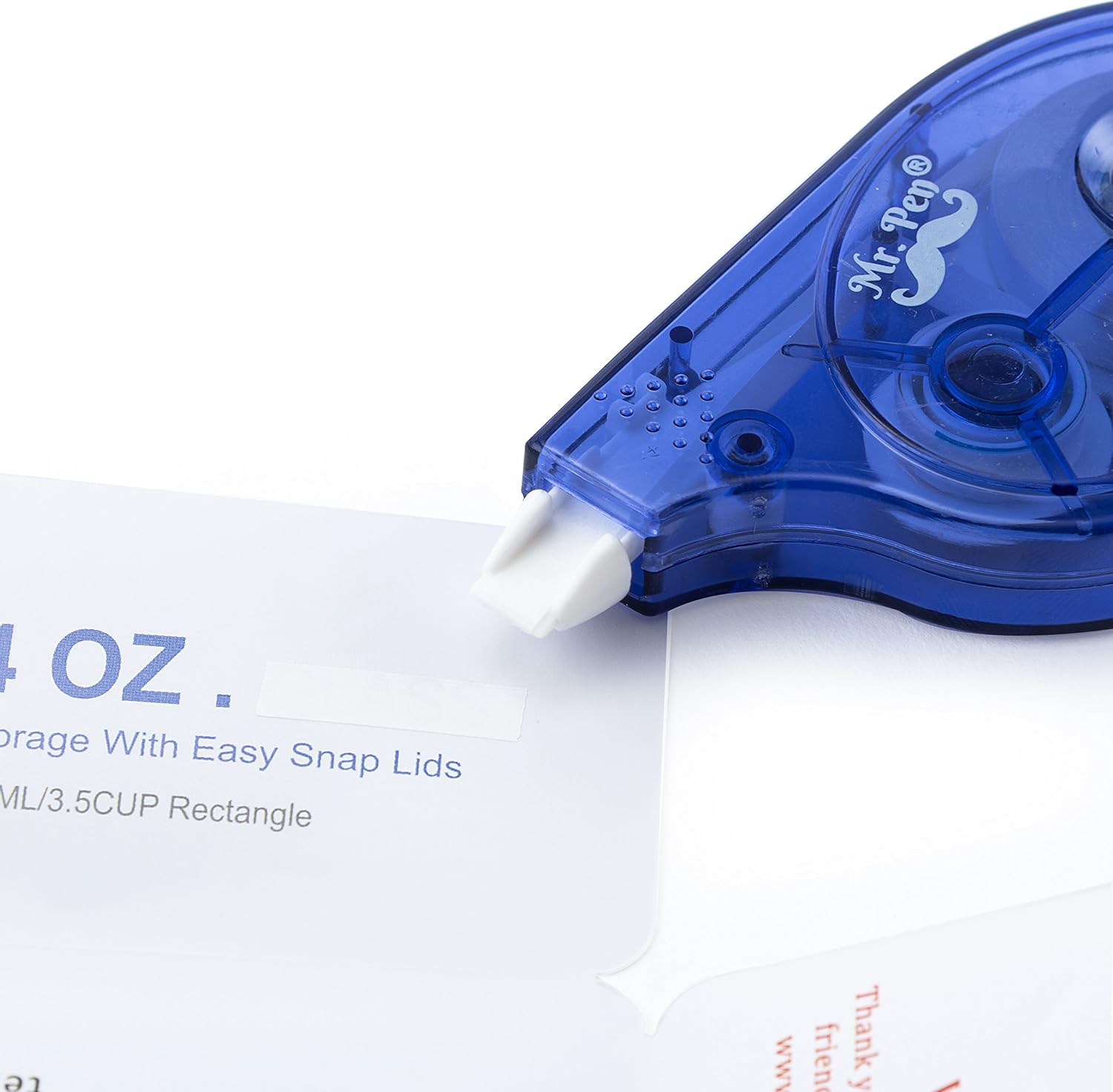 Mr. Pen– 9 Pcs Correction Set, 6 Correction Tapes, 393 inches Each with 3 Free Bonus Erasers, Tear Resistant Correction Tape, Correction Tape White Tape, tape eraser (Correction Tapes) : Office Products