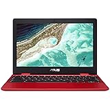ASUS C223NA-DH02-RD Chromebook 11.6", Intel Dual-Core Celeron N3350 Processor (up to 2.4GHz) 4GB RAM, 32GB eMMC storage, Red