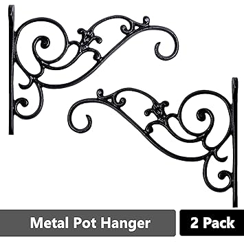 Sharpex Iron Plant Hanging Hooks Wall Brackets For Planter Bird