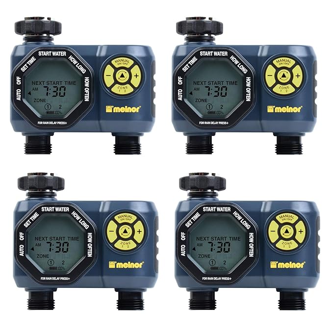 Amazon.com : Melnor Digital 2 Zone Programmable Water Timer and