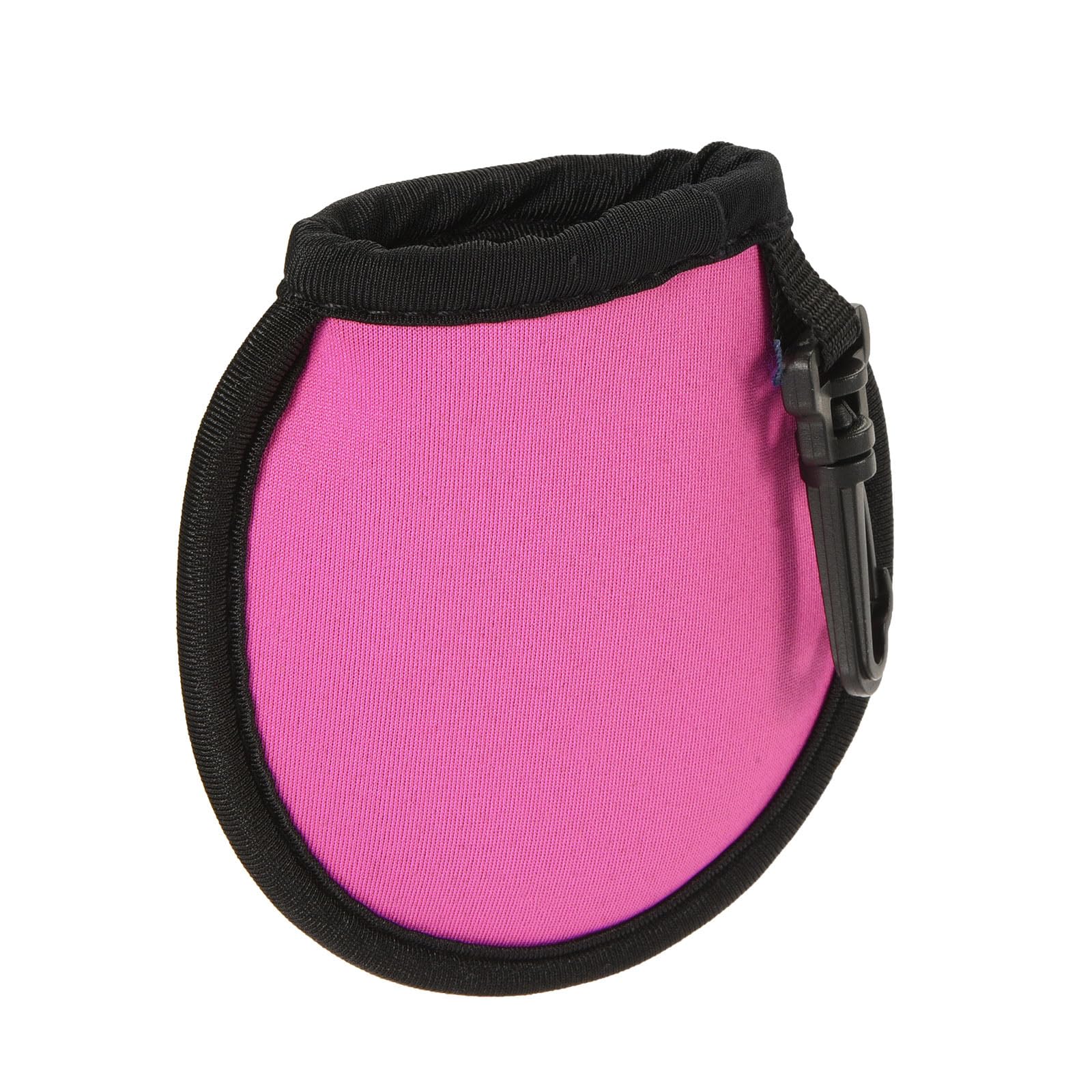 YOKIVE Portable Golf Ball Cleaner Pouch, Golf Ball Washer Pocket with Clip | Cleaning Golf Balls, Great for Golf Course Exercise (Pink, 4.13x3.94-Inch)
