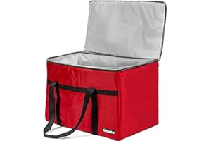 Homevative XL Insulated Food & Grocery Delivery Bag - For Catering, Restaurants, Delivery Drivers, etc