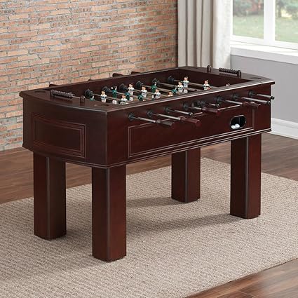 Amazon Com American Heritage Billiards Carlyle Foosball Table Fussball Table Sports Outdoors