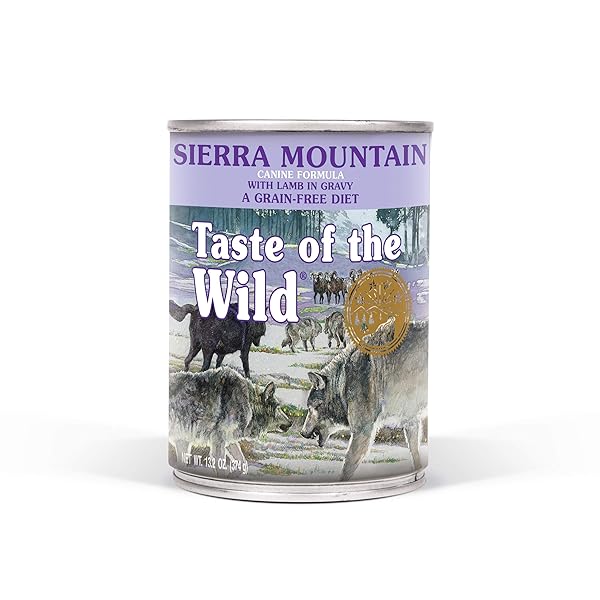 TASTE OF THE WILD SIERRA MOUNTAIN CANNED DOG FOOD, 13.2 OZ, MEDIUM